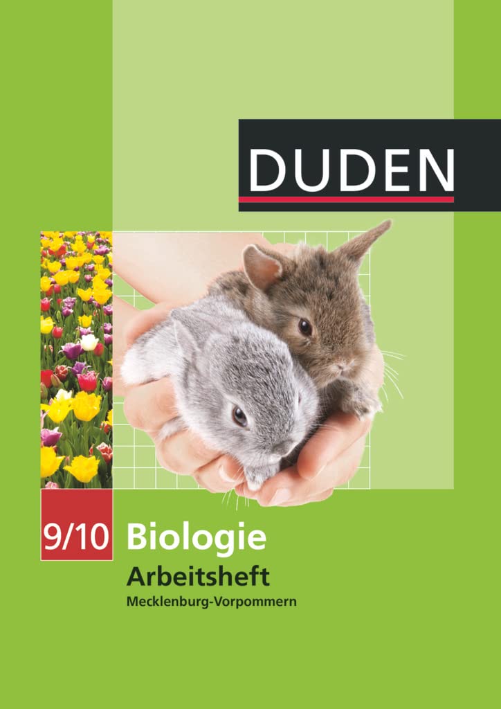 Duden Biologie 9/10 Arbeitsheft. Mecklenburg Vorpommern Realschule book