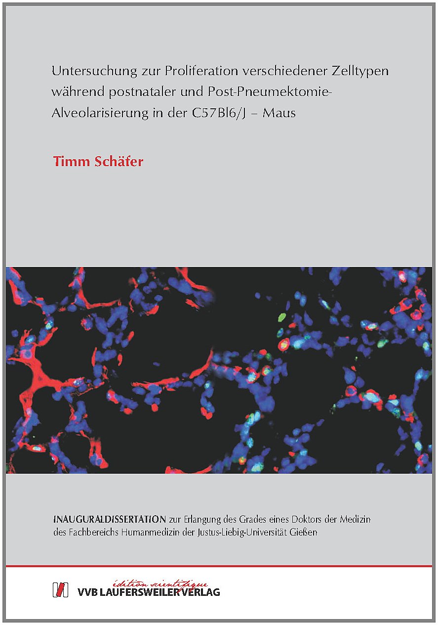 Untersuchung zur Proliferation verschiedener Zelltypen während postnataler und Post-Pneumektomie- Alveolarisierung in der C57Bl6/J – Maus Medicine