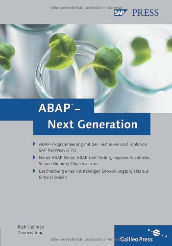 Product Image: ABAP – Next Generation (SAP PRESS)