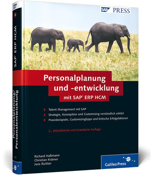 Personalplanung und -entwicklung mit SAP ERP HCM (SAP PRESS) Business, Finance & Career