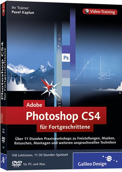 Adobe Photoshop CS4 für Fortgeschrittene. Das Video-Training auf DVD software
