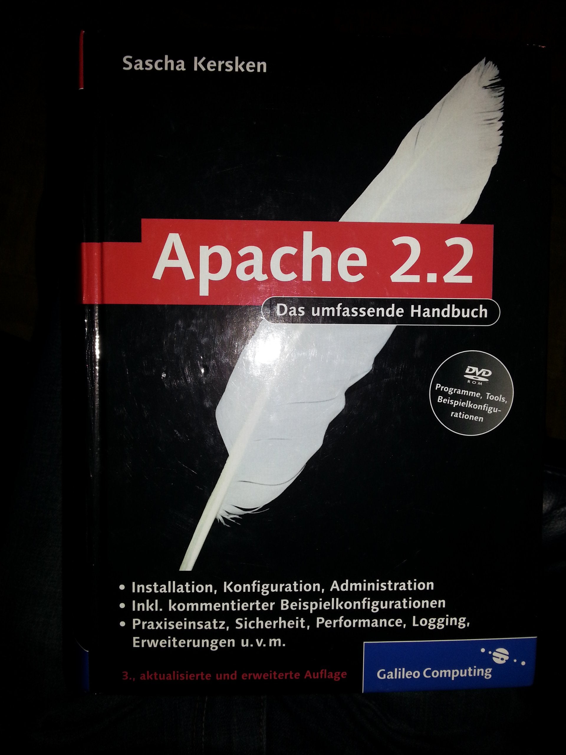 Product Image: Apache 2: Skalierung, Performance-Tuning, CGI, SSI, Authentifizierung, Sicherheit, VMware Re (Galileo Computing)