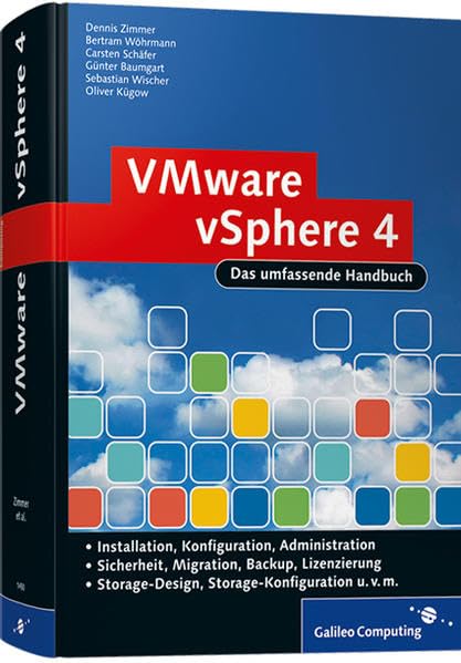 Product Image: VMware vSphere 4 Das umfassende Handbuch: Das Administrationshandbuch