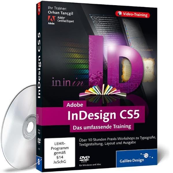 Adobe InDesign CS5: Das umfassende Training Web & Graphic Design