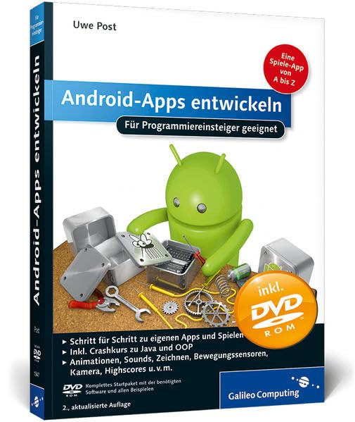 Product Image: Android-Apps entwickeln: Für Programmiereinsteiger geeignet (Galileo Computing)