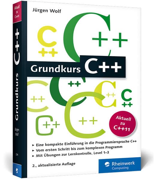 Product Image: Grundkurs C++: C++-Programmierung verständlich erklärt (Galileo Computing)