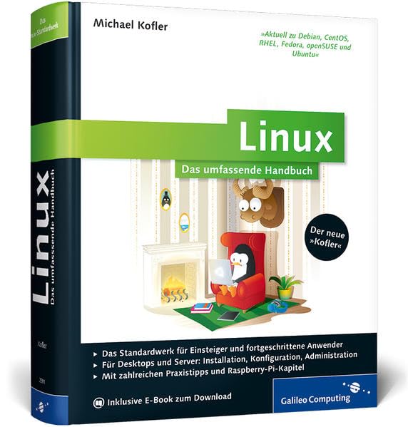 Product Image: Linux: Das umfassende Handbuch (inkl. E-Book) (Galileo Computing)