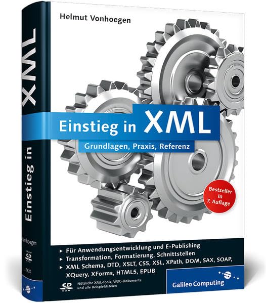 Product Image: Einstieg in XML: Grundlagen, Praxis, Referenz (Galileo Computing)