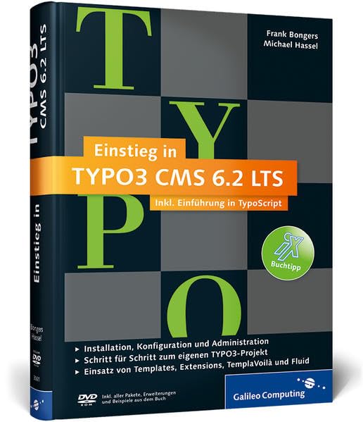Einstieg in TYPO3 CMS 6.2 LTS Business, Finance & Career Books