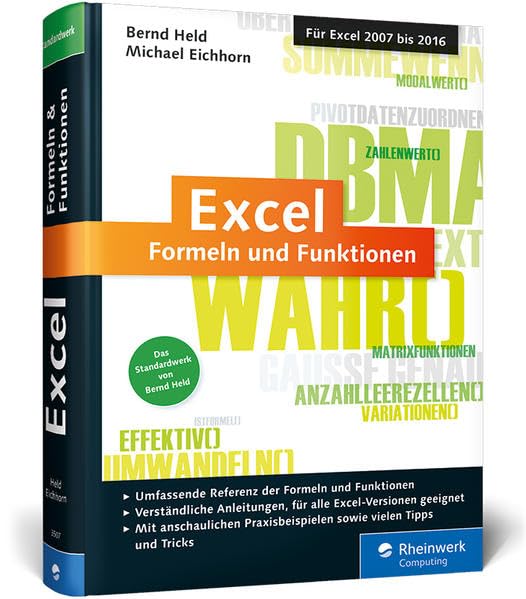 Excel - Formeln und Funktionen Computer Science Books