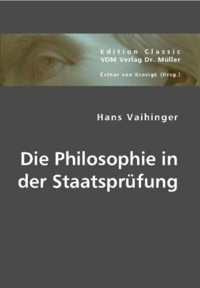 Die Philosophie in der Staatsprüfung Philosophy