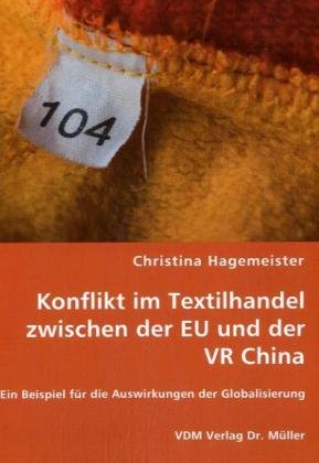 Konflikt im Textilhandel zwischen der EU und der VR China Books