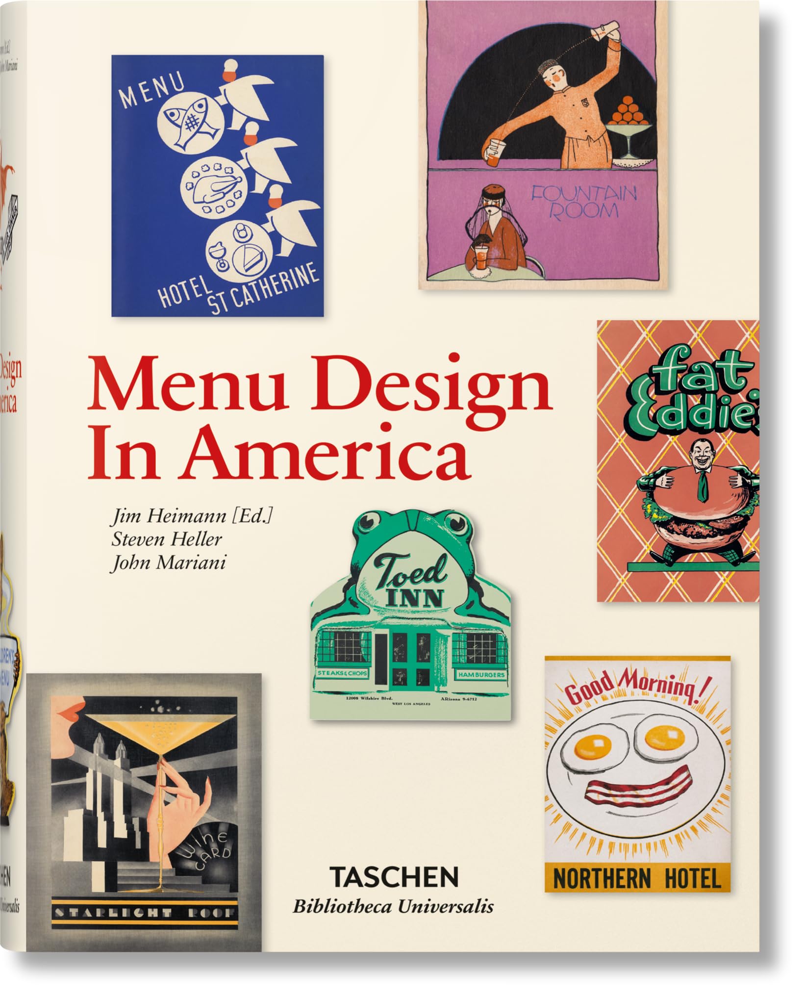 Menu Design in America: Mehrsprachige Ausgabe (Bibliotheca Universalis) Film, Art & Culture