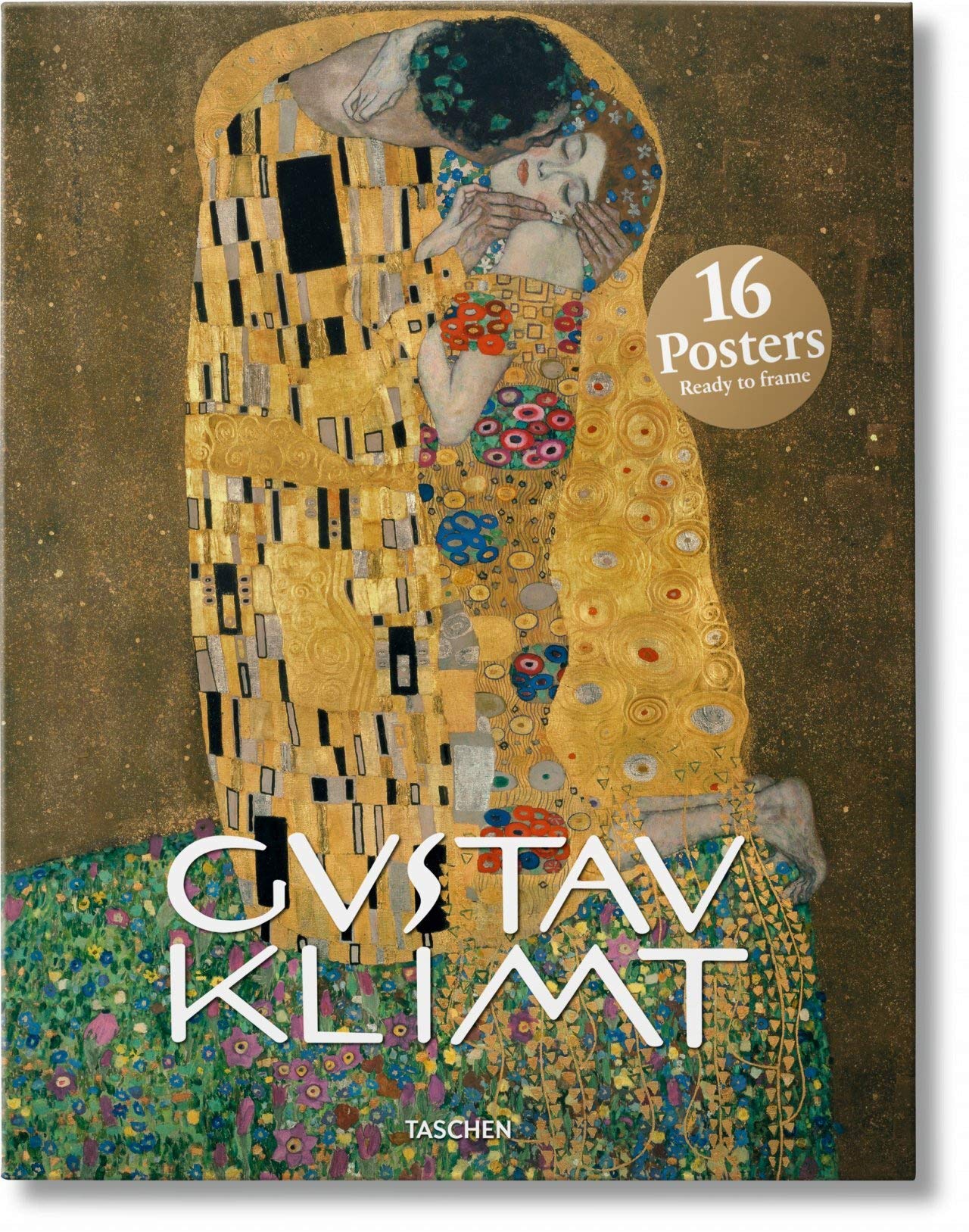 Klimt. Poster Set: 16 Posters. Ready to frame. 16 verschiedene Poster in einer Box), 25,4 x 33 cm Film, Art & Culture