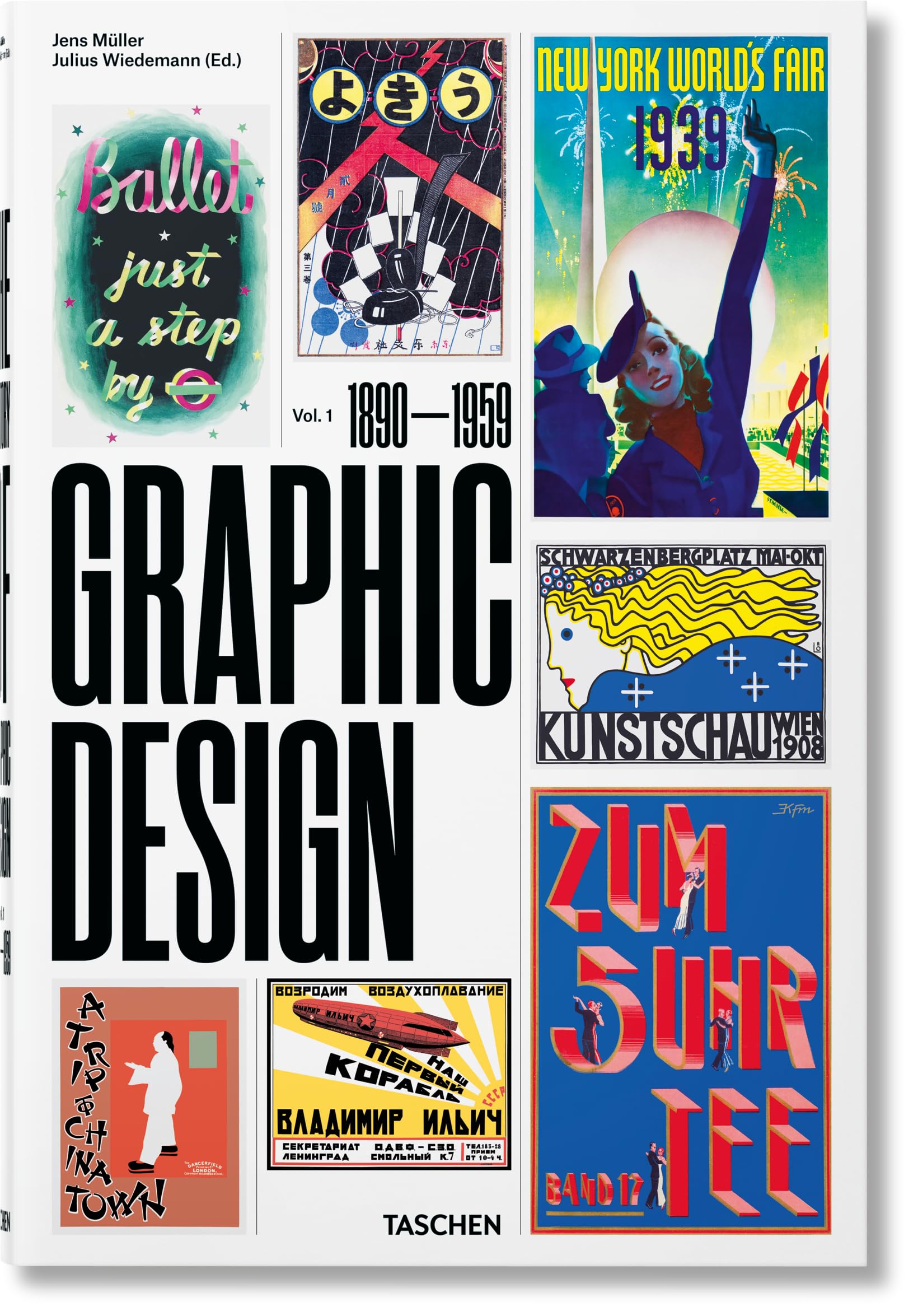 The History of Graphic Design. Vol. 1. 1890–1959 (Jumbo, Band 1) Film, Art & Culture