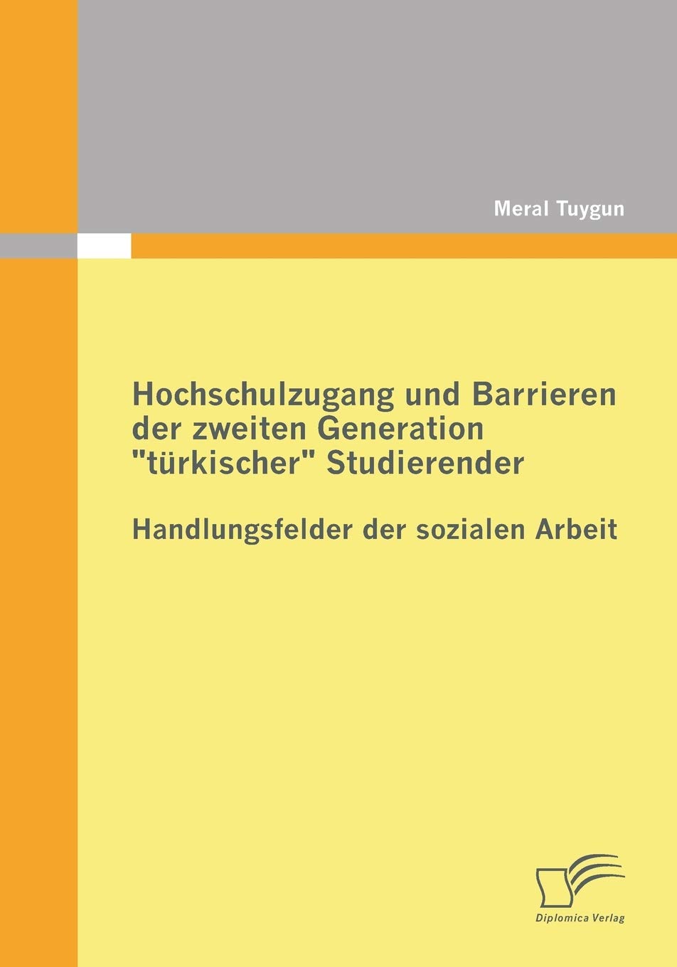 Hochschulzugang und Barrieren der zweiten Generation "türkischer" Studierender - Handlungsfelder der sozialen Arbeit Social Sciences
