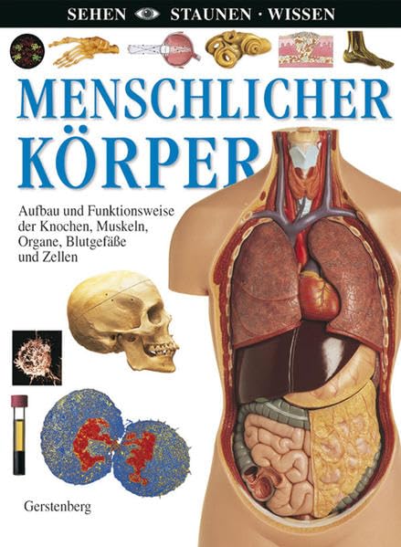 Menschlicher Körper: Aufbau und Funktionsweise der Knochen, Muskeln, Organe, Blutgefäße und Zellen (Sehen - Staunen - Wissen) Children's books
