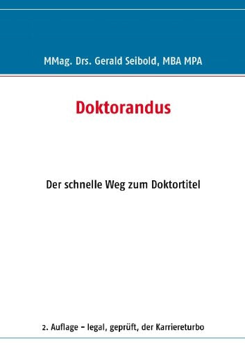 Doktorandus Business, Finance & Career