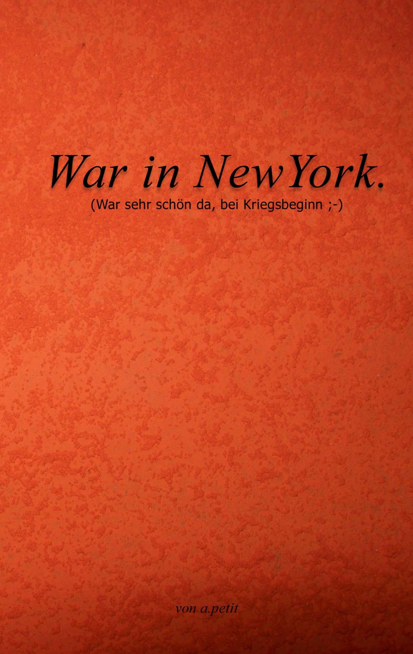 War in NewYork: (war sehr schön da, bei Kriegsbeginn ;-) Leisure, Home & Garden