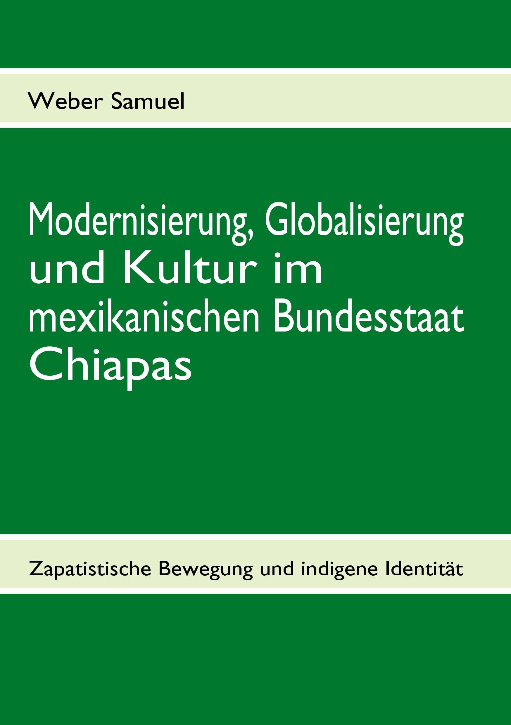 Modernisierung, Globalisierung und Kultur im mexikanischen Bundesstaat Chiapas: Zapatistische Bewegung und indigene Identität Law