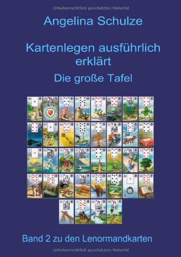 Kartenlegen ausführlich erklärt - Die große Tafel: Band 2 zu den Lenormandkarten Books