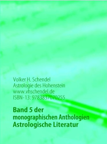 Band 5 der monographischen Anthologien Astrologische Literatur Film, Art & Culture