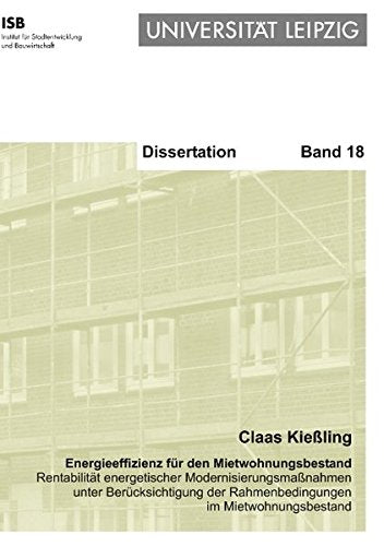 Energieeffizienz für den Mietwohnungsbestand book