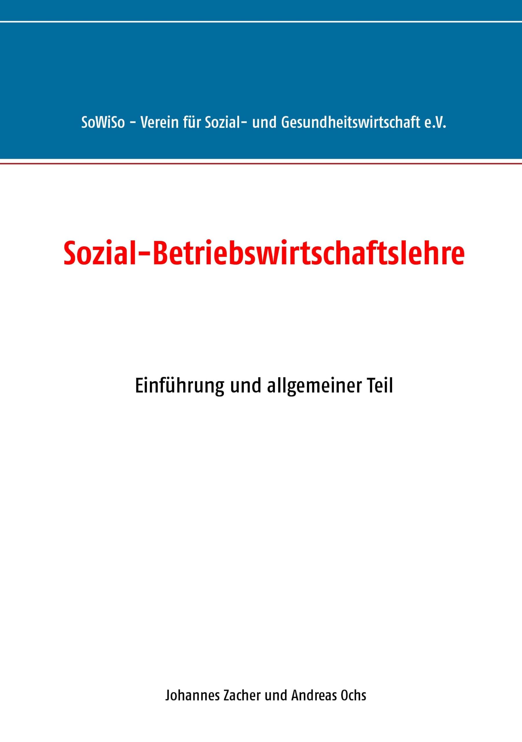 Sozial-Betriebswirtschaftslehre book