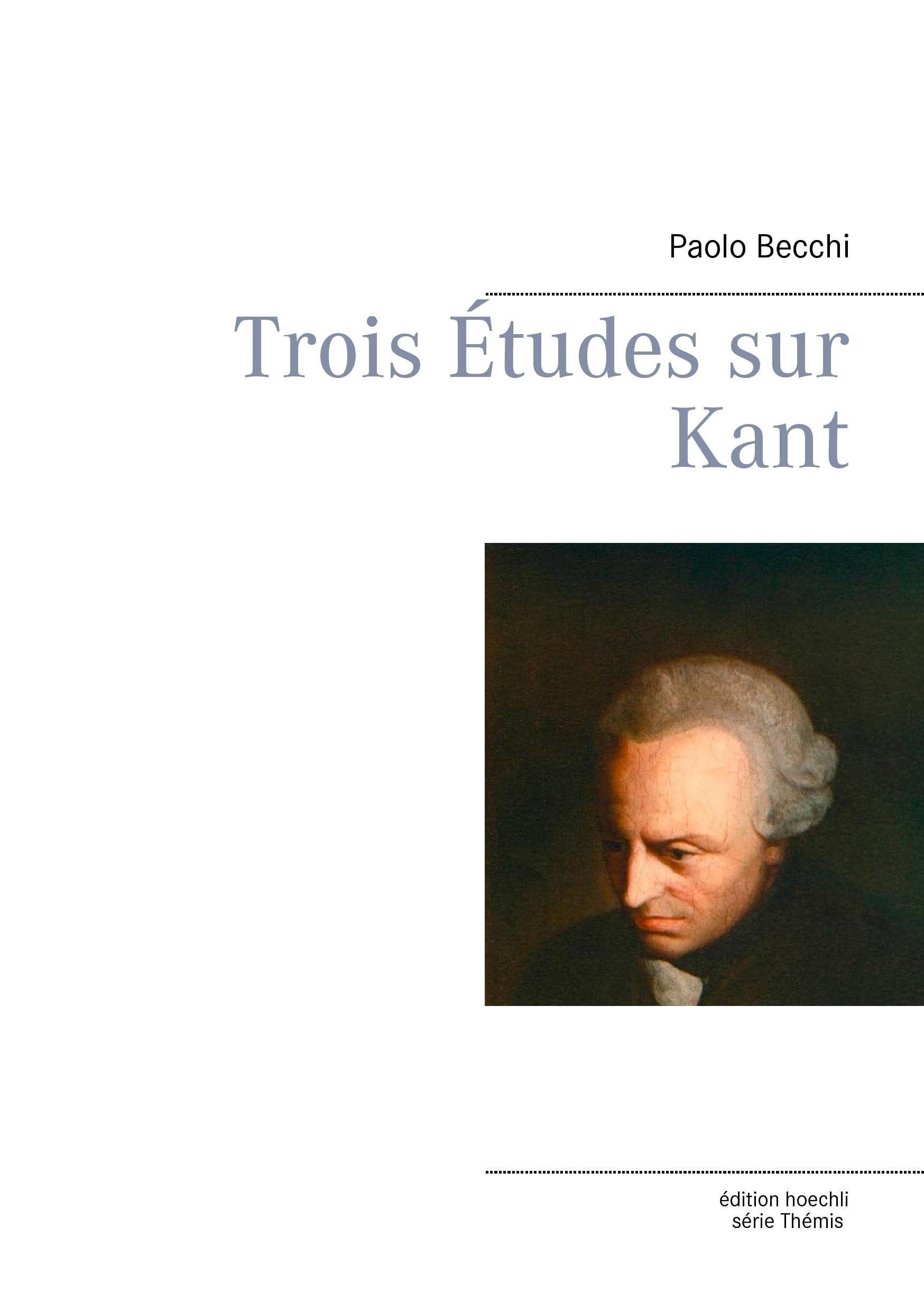 Trois Études sur Kant Law