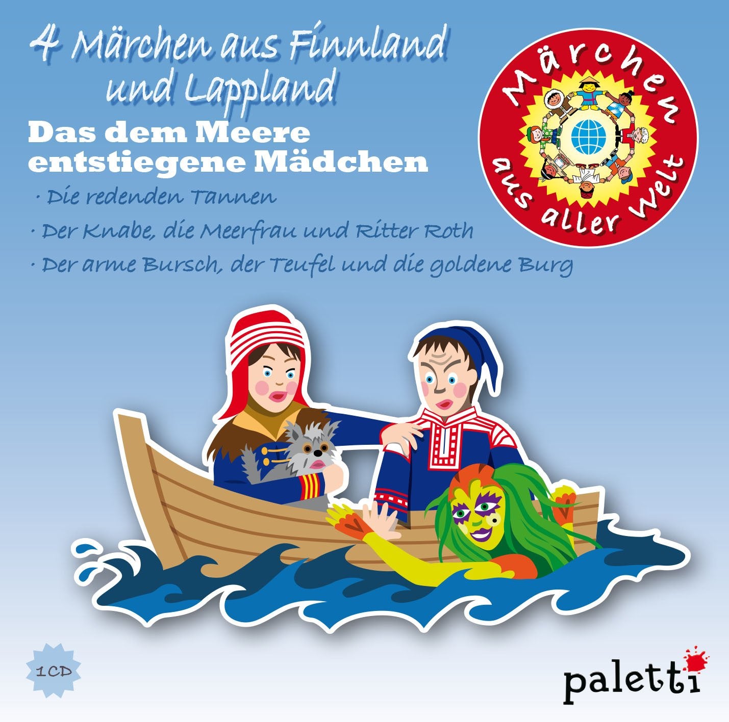4 Märchen aus Finnland - Das dem Meere entstiegene Mädchen + Die redenden Tannen + Der Knabe die Meerjungfrau und Ritter Roth + Der arme Bursch, der Teufel und die goldene Burg (Märchen aus aller Welt) Books