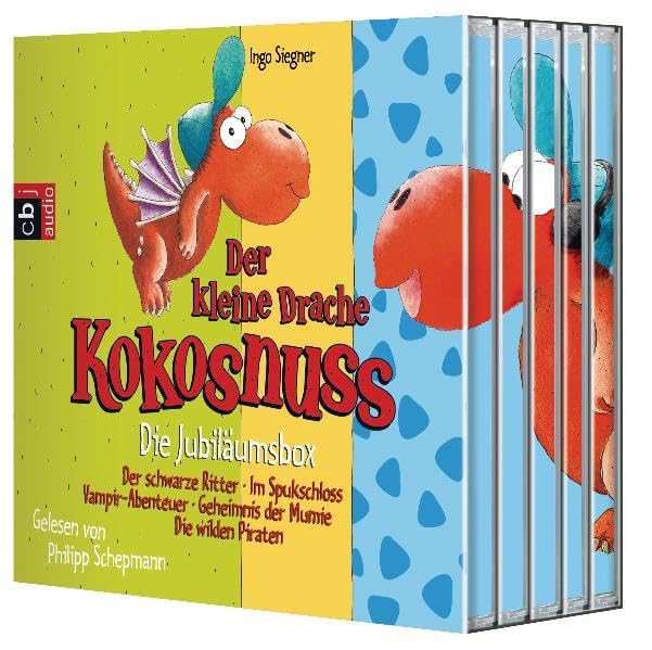 Der kleine Drache Kokosnuss - Die Jubiläumsbox: Inszenierte Lesungen mit Musik. Der schwarze Ritter; In Spukschloss; Vampir-Abenteuer; Geheimnis der Mumie; Die wilden Piraten Novels & Short Stories