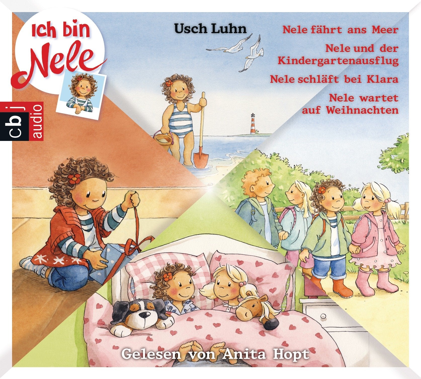 Ich bin Nele - Band 5-8: Nele fährt ans Meer - Nele und der Kindergartenausflug - Nele schläft bei Klara - Nele wartet auf Weihnachten (Ich bin Nele - Die Hörbücher, Band 2) Children's books