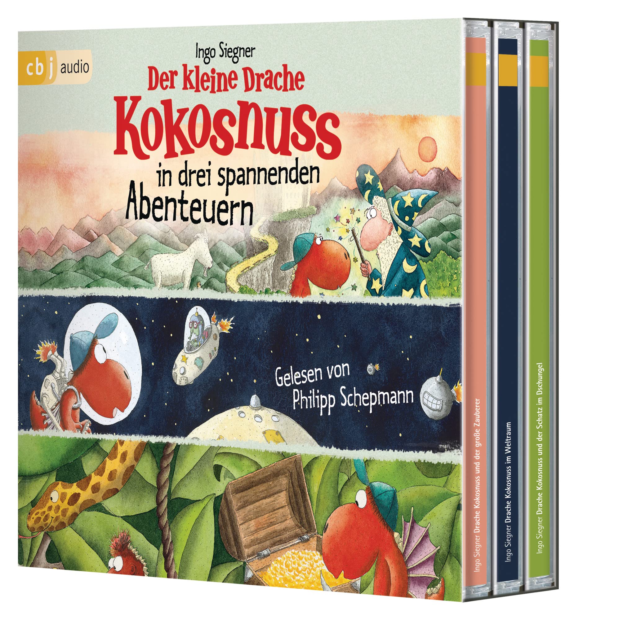 Der kleine Drache Kokosnuss in drei spannenden Abenteuern Non-fiction