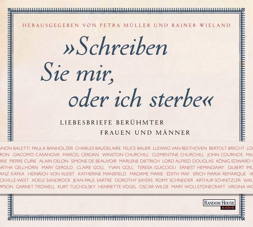 Schreiben Sie mir, oder ich sterbe Contemporary literature Books