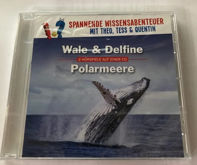 Spannende Wissensabenteuer mit Theo, Tess & Quentin - Wale & Delfine / Polarmeere - 2 Hörspiele auf einer CD Books