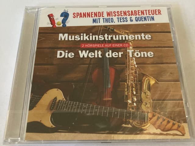 Spannende Wissensabenteuer mit Theo, Tess & Quentin - Musikinstrumente / Die Welt der Töne - 2 Hörspiele auf einer CD Books