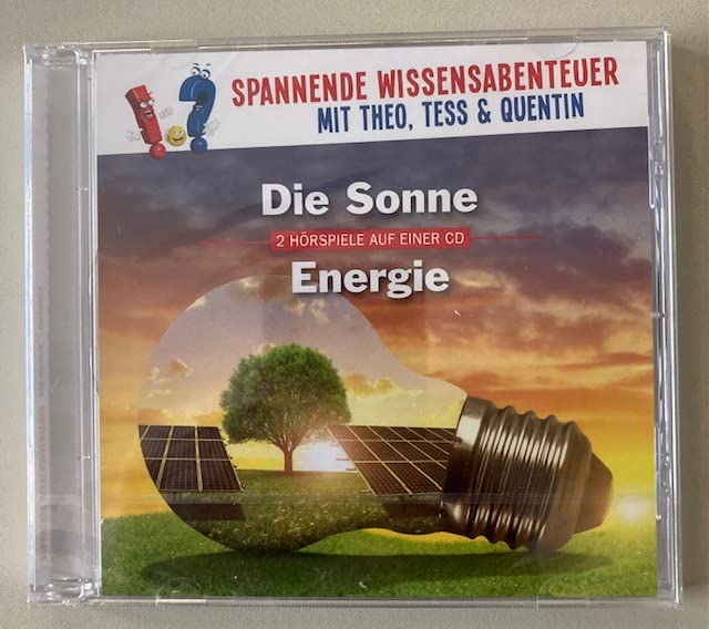 Spannende Wissensabenteuer mit Theo, Tess & Quentin - Die Sonne / Energie - 2 Hörspiele auf einer CD Books