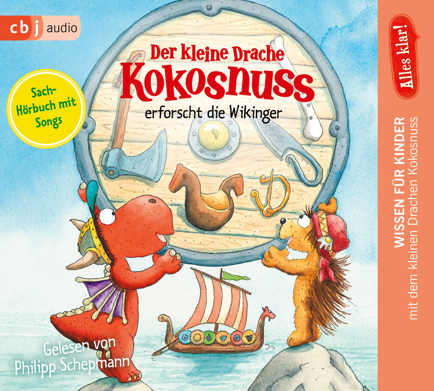 Alles klar! Der kleine Drache Kokosnuss erforscht die Wikinger (Drache-Kokosnuss-Sachbuchreihe, Band 8) Non-fiction