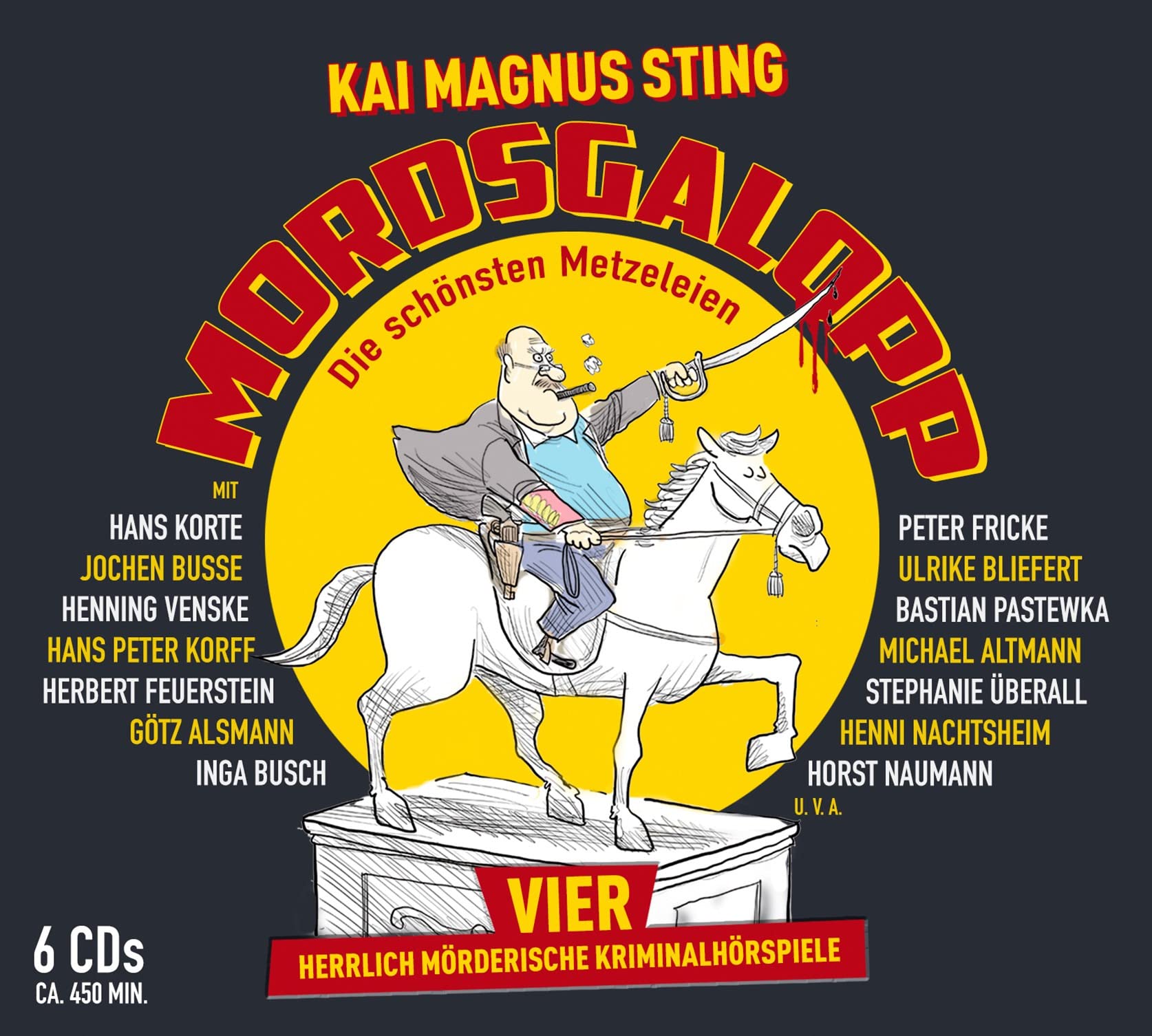MORDSGALOPP - Vier herrlich mörderische Krimi-Hörspiele: WortArt Leisure, Home & Garden