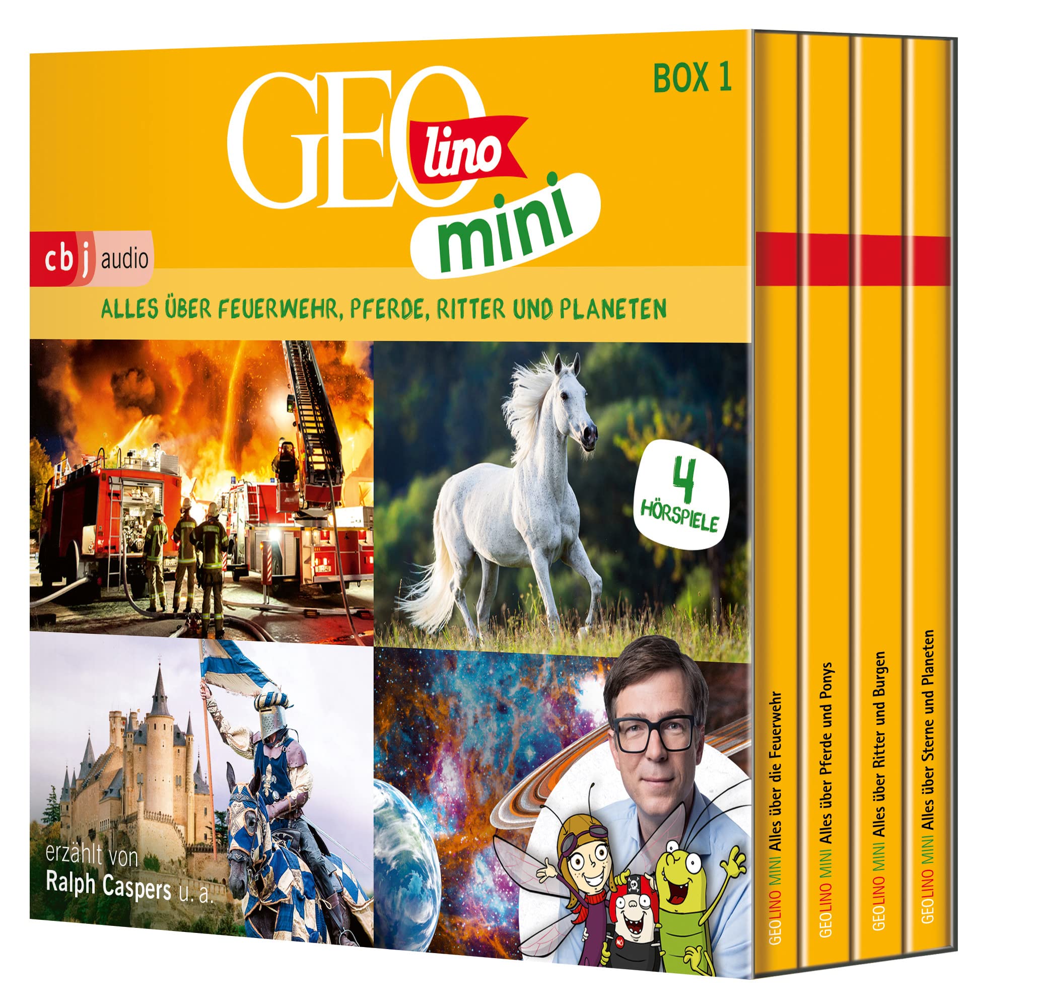 GEOLINO MINI: Box 1: Alles über Feuerwehr, Pferde, Ritter und Planeten General education