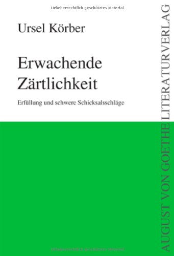Erwachende Zärtlichkeit Contemporary literature Books