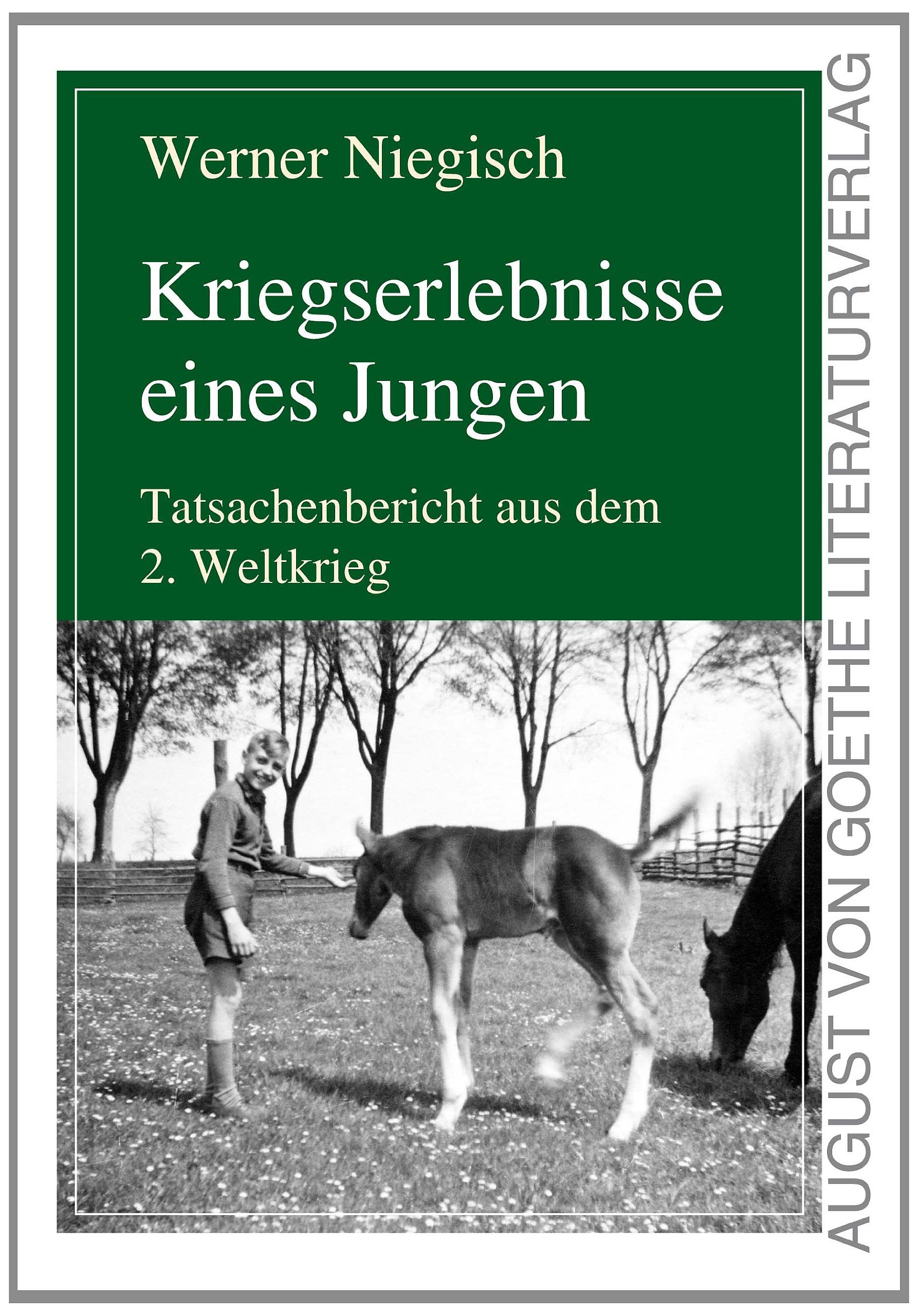 Kriegserlebnisse eines Jungen: Tatsachenbericht aus dem 2. Weltkrieg Personalities
