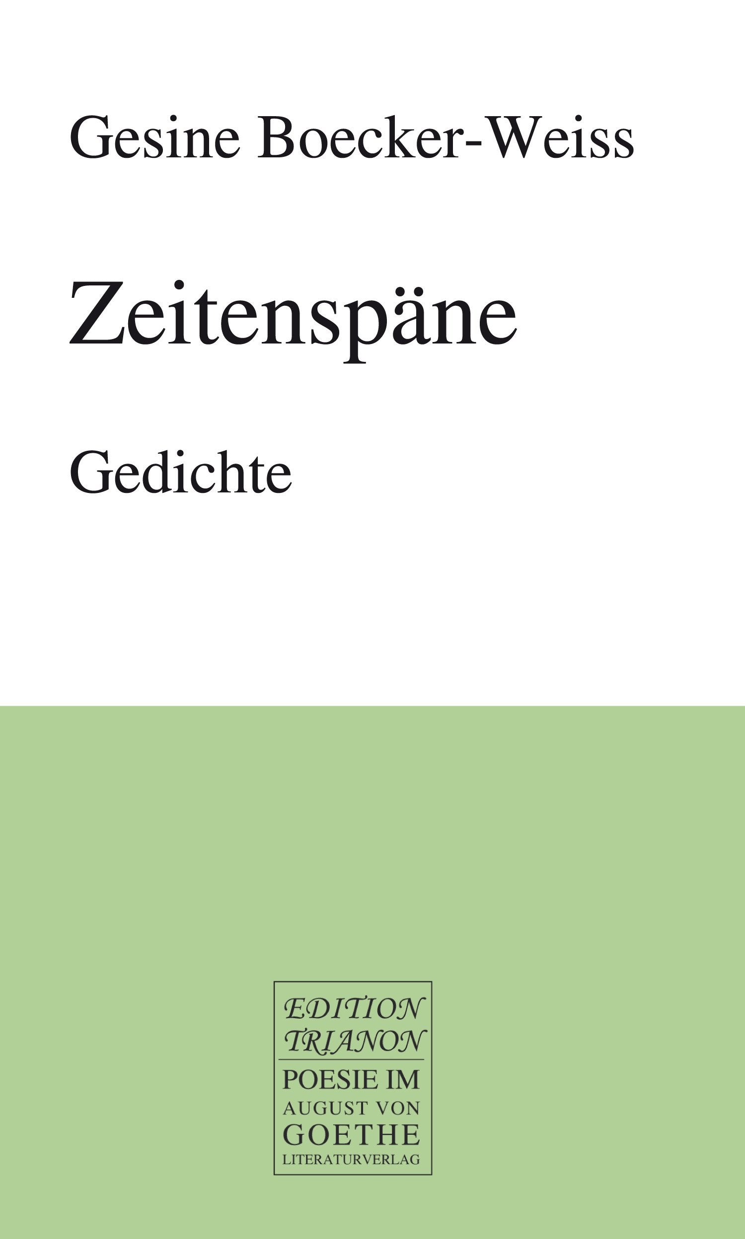 Zeitenspäne: Gedichte Poetry