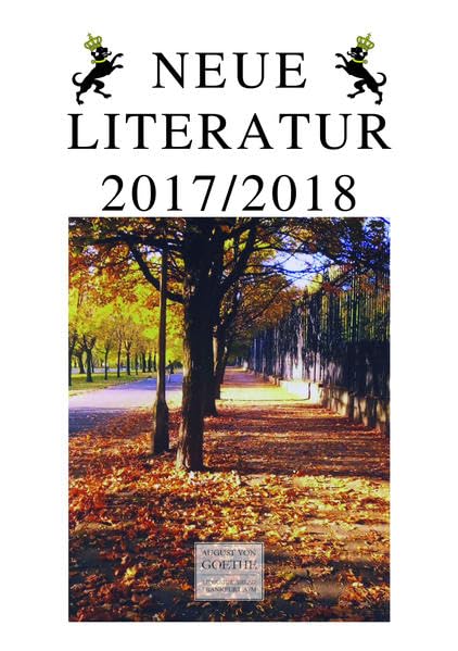 Neue Literatur 2017/2018 Contemporary literature