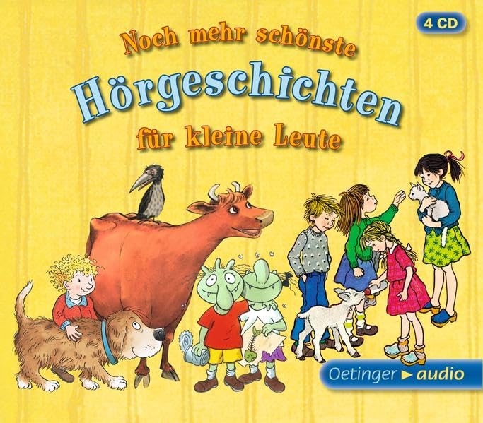 Noch mehr schönste Hörgeschichten für kleine Leute, 4 Audio-CDs Music for Children