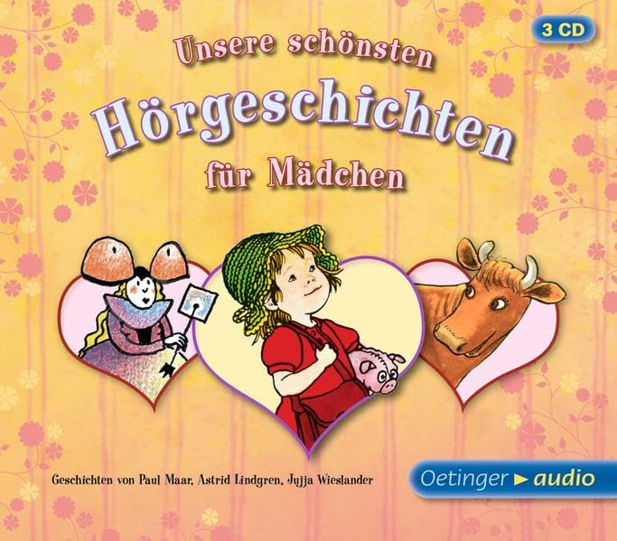 Unsere schönsten Hörgeschichten für Mädchen,3 Audio-CDs: Hörspiele und szenische Lesungen. Lotta zieht um; In einem tiefen, dunklen Wald; Mama Muh und die Krähe Music for Children