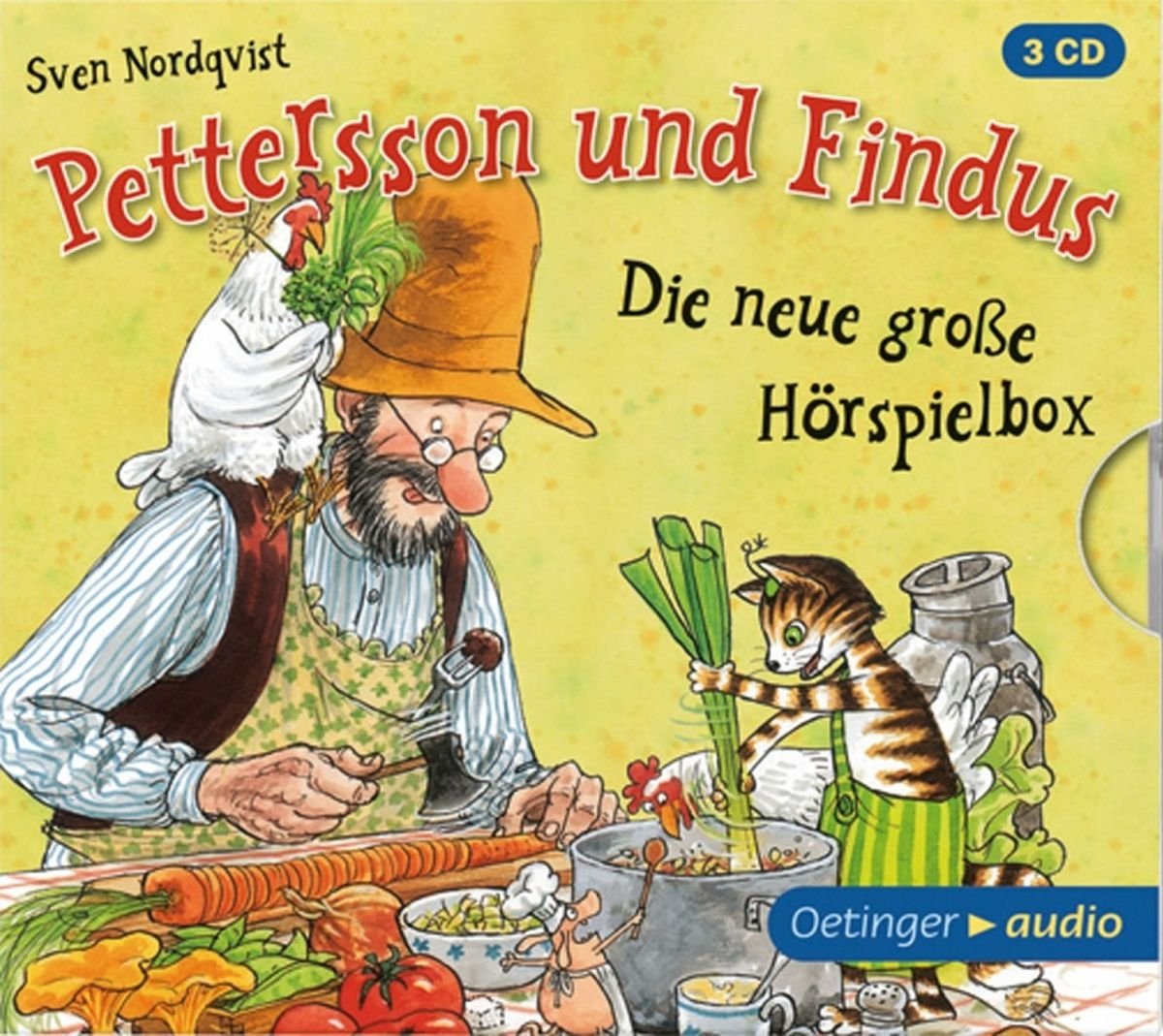 Pettersson und Findus - Die neue große Hörspielbox,3 Audio-CDs: Die neue große Hörspielbox. Enthält die Geschichten: Findus zieht um / Pettersson kriegt Weihnachtsbesuch / Pettersson zeltet Children's books