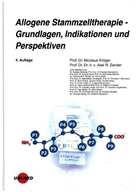 Allogene Stammzelltherapie - Grundlagen, Indikationen und Perspektiven (UNI-MED Science) Medicine