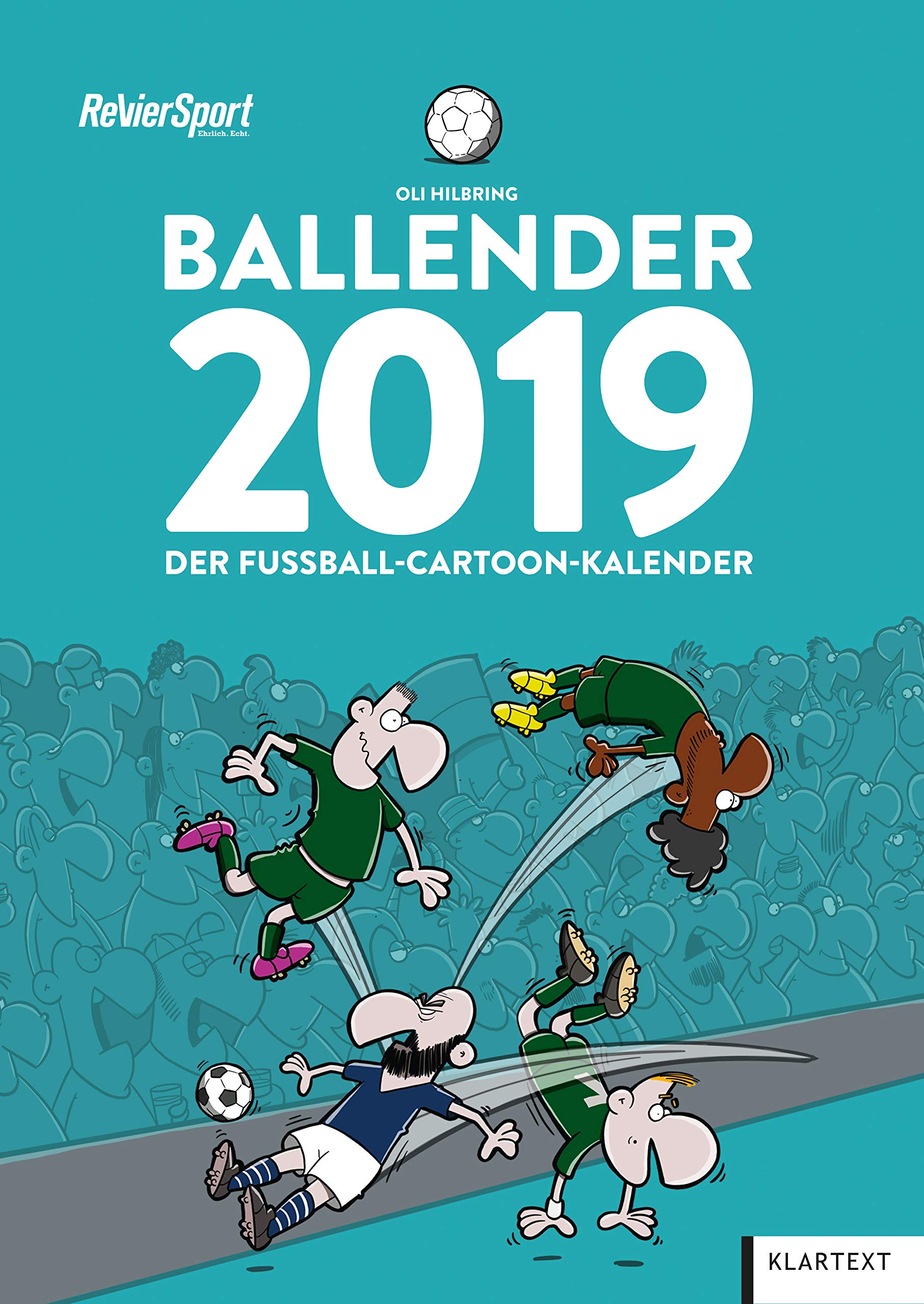 Ballender 2019: Der Fußball-Cartoon-Kalender book