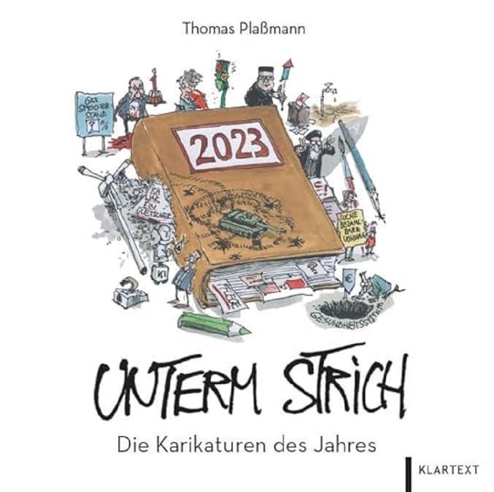 Unterm Strich 2023: Die Karikaturen des Jahres Manga